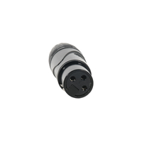 Onsei ON-D31 Βύσμα 3-pin XLR Θηλυκό - Χρώμα Μαύρο (5213007193773)