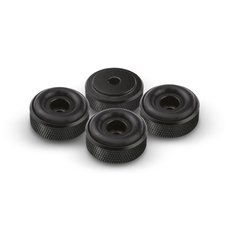 DYNAVOX 208043 aluminum feet small Black (ΣΕΤ 4 ΤΕΜΑΧΙΑ)