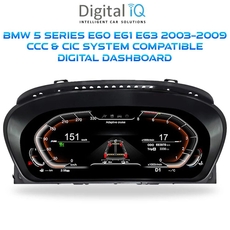 DIGITAL IQ DGU 958_IC (12.3in) BMW 5 Series E60 - E61 - E63 mod. 2003-2009 CCC &amp; CIC COMPATIBLE DIGITAL DASHBOARD