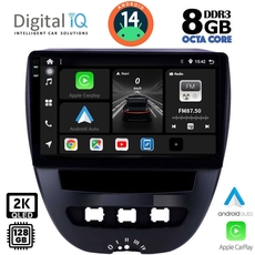 DIGITAL IQ BXF 8707_CPAA (10inc) MULTIMEDIA TABLET for CITROEN C1-PEUGEOT 107-TOYOTA AYGO mod. 2005-2014