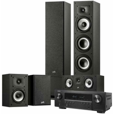 Denon AVC-S660H 8K - 5.2 + Polk Monitor XT60 + XT15+ XT30 - Black -Bundle