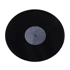 Ludic Acrylic LP slip mat Black