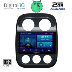 DIGITAL IQ BXB 1277_GPS (10inc) MULTIMEDIA TABLET for JEEP COMPASS - PATRIOT  mod. 2007-2016