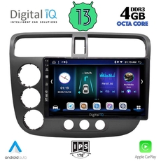 DIGITAL IQ BXD 6187_CPA (9inc) MULTIMEDIA TABLET for HONDA CIVIC 4D mod. 2001-2006