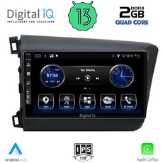 DIGITAL IQ BXH 31904D_CPA (9inc) MULTIMEDIA TABLET for HONDA CIVIC 4Doors mod. 2012-2016