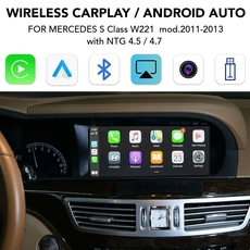 DIGITAL IQ BZ 243 CPAA (CARPLAY / ANDROID AUTO BOX for MERCEDES S Class W221 mod.2011-2013 with NTG 4.5/4.7)