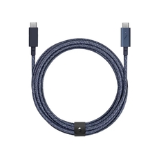 Native Union Belt Cable Pro, USB C to USB C up to 100W - 2.4m  (Indigo) 4895200441571