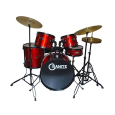 Granite Studio Beat Red Drumset Ντραμς με Πιατινία