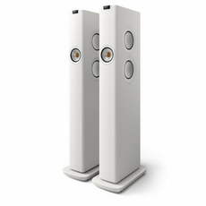 KEF LS60 Wireless HiFi Speakers (Mineral White)-637203048166-