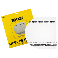 Tonar LP – 10” Nostatic inner sleeves 40 MU (50 pcs/pack) 5315