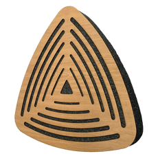 ALPHAcoustic Acoucell Petalo Wood - Triangle (6 Τεμάχια)