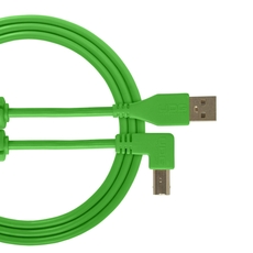 UDG U95004GR Ultimate Audio Cable USB 2.0 A-B Green Angled - 1m