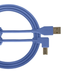 UDG U95004LB Ultimate Audio Cable USB 2.0 A-B Light Blue Angled - 1m