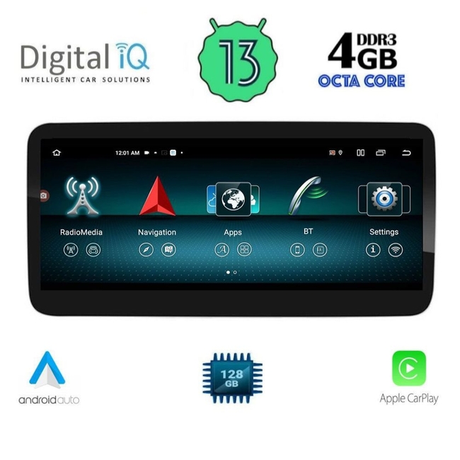 DIGITAL IQ TOP 15999_CPA (10.25inc) (NTG 4.5) MULTIMEDIA for MERCEDES SLK (R172) mod. 2012-2016