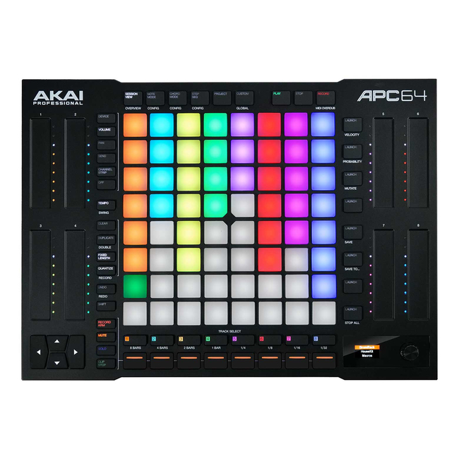 AKAI APC-64 Ableton Live Controller με 64 Velocity-Sensitive Pads και 8 Assignable Touch Strips