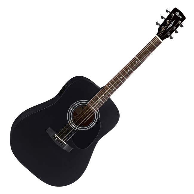 Cort AD810E BKS ΗΛΕΚΤΡΑΚΟΥΣΤΙΚΗ ΚΙΘΑΡΑ Dreadnought Black Satin