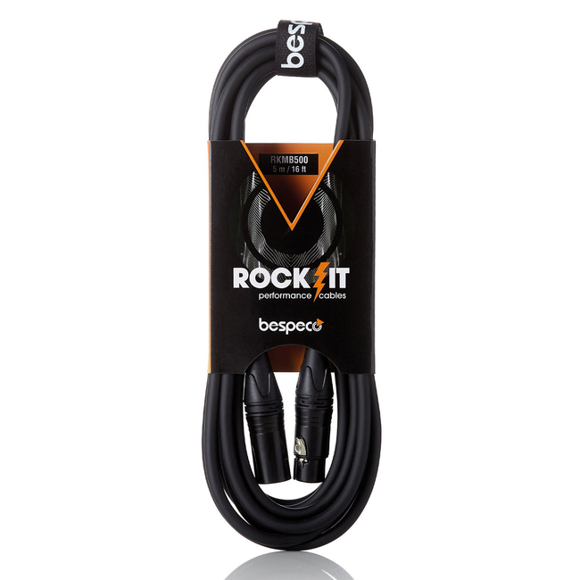 Bespeco RKMB500 Καλώδιο MIC XLR / XLR 5M Rockit Series