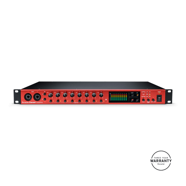 FOCUSRITE CLARETT+OCTOPRE ΠΡΟΕΝΙΣΧΥΤΗΣ ΜΙΚΡΟΦΩΝΟΥ CONVERTER