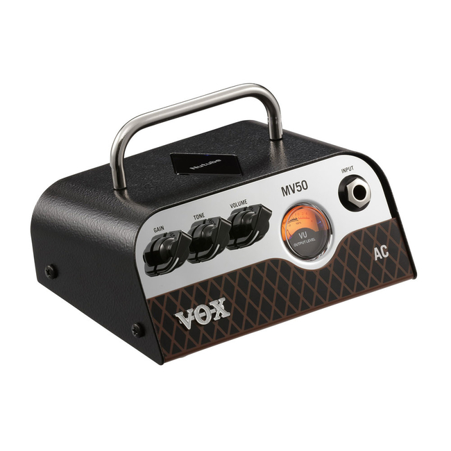 VOX MV50-AC ΕΝΙΣΧΥΤΗΣ ΚΙΘΑΡΑΣ 50W MINI AC HEAD ΜΑΥΡΟΣ