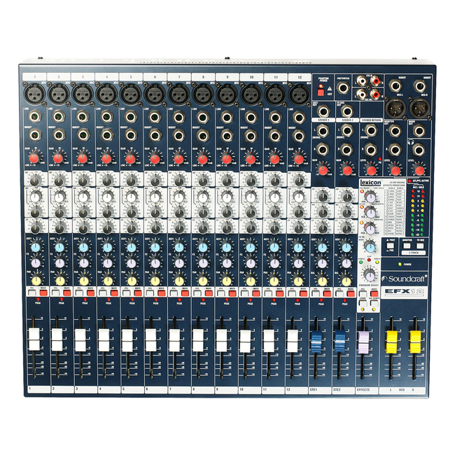 SOUNDCRAFT SPIRIT EFX12 ΚΟΝΣΟΛΑ ΜΙΞΗΣ 12CH ΜΕ DIGITAL EFFECTS