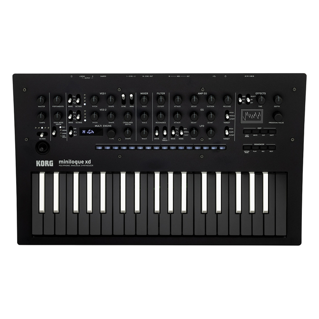 KORG MINILOGUE-XD BW POLYPHONIC ANALOG SYNTHESIZER INVERTED KEYS