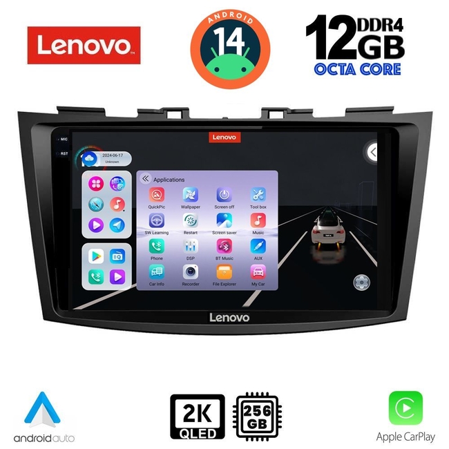 LENOVO SSZ 12685_CPA (9inc) MULTIMEDIA TABLET for SUZUKI SWIFT mod. 2011-2016