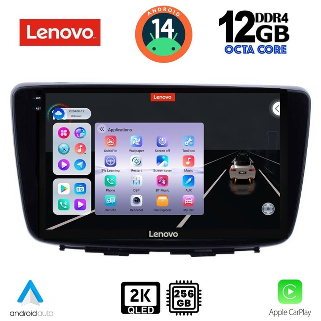 LENOVO SSZ 12672_CPA (9inc) MULTIMEDIA TABLET for SUZUKI BALENO mod. 2016-2022