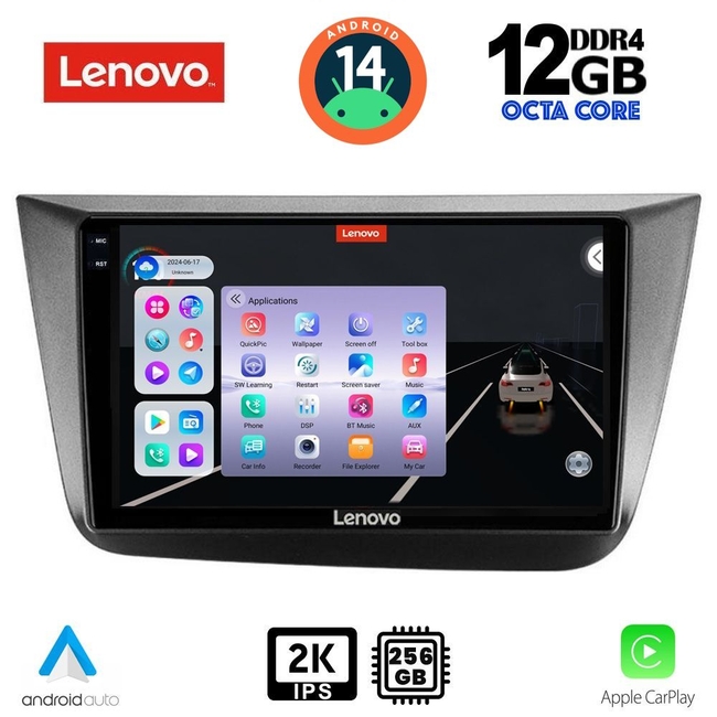 LENOVO SSZ 12570_CPA (9inc) MULTIMEDIA TABLET for SEAT ALTEA mod. 2004-2015