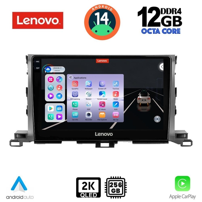 LENOVO SSZ 12700_CPA (10inc) MULTIMEDIA TABLET for TOYOTA HIGHLANDER mod. 2014-2019