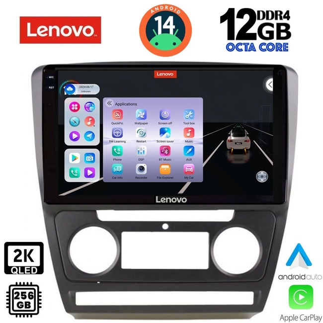 LENOVO SSZ 12595_CPA (10inc) MULTIMEDIA TABLET for SKODA OCTAVIA 5 mod. 2005-2012