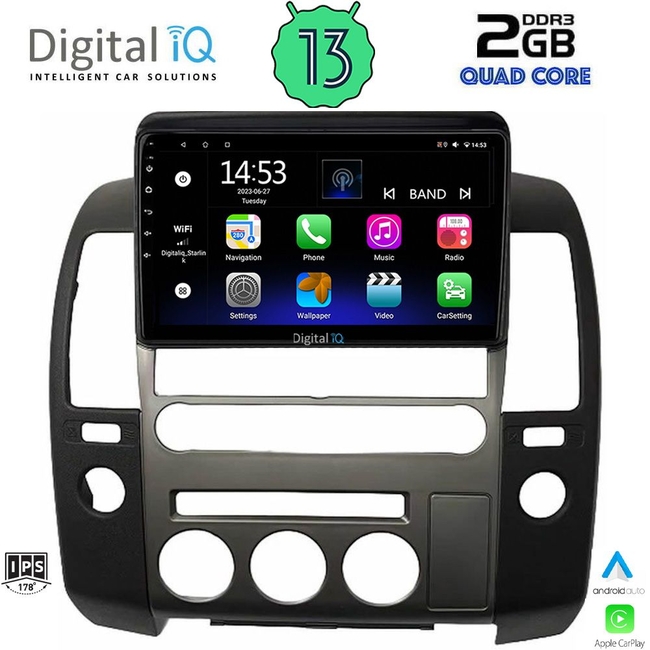 DIGITAL IQ RSB 2454_CPA (ORIG.NAVI) (9inc) MULTIMEDIA TABLET for NISSAN NAVARA D40 mod. 2006-2016 με Original Navi