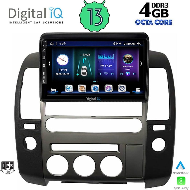 DIGITAL IQ BXD 6454_CPA (ORIG.NAVI) (9inc) MULTIMEDIA TABLET for NISSAN NAVARA D40 mod. 2006-2011 με Original Navi