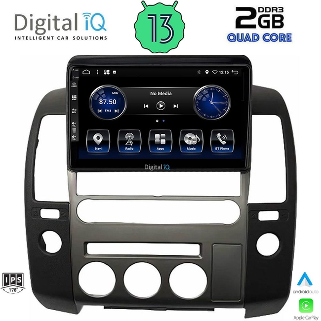 DIGITAL IQ BXH 3454_CPA (ORIG.NAVI) (9inc) MULTIMEDIA TABLET for NISSAN NAVARA D40 mod. 2006-2011 με Original Navi