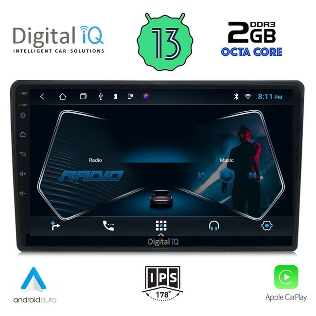 DIGITAL IQ RTC 5086_CPA (10inc) MULTIMEDIA TABLET for CITROEN C4 - DS4 mod. 2018&gt;