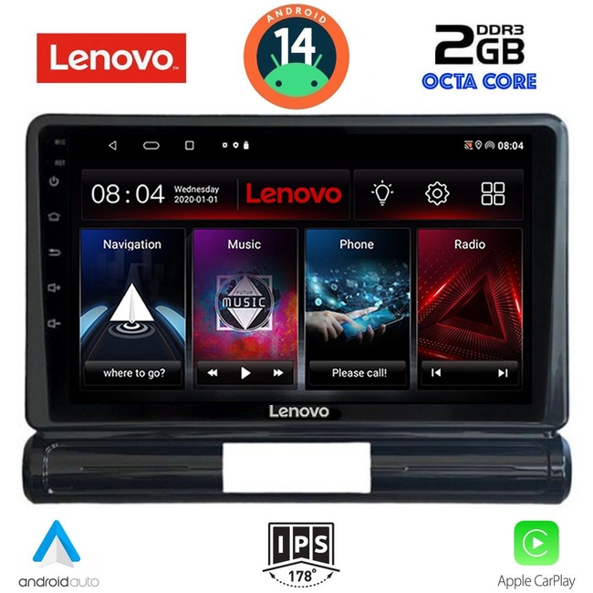 LENOVO LVF 5093L_CPA (9inc) MULTIMEDIA TABLET for CITROEN C3 - DS3 mod. 2016&gt; Low Version