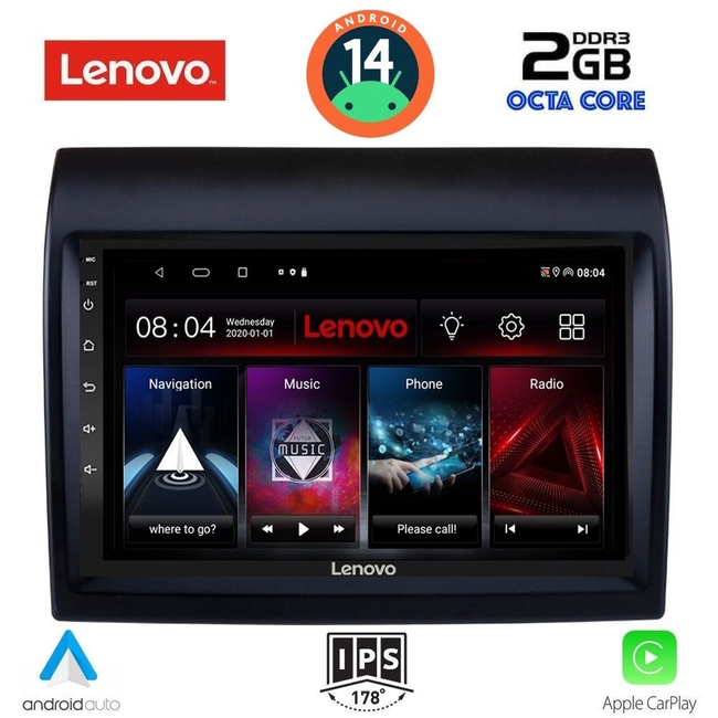 LENOVO LVF 5141_CPA (9inc) MULTIMEDIA TABLET for FIAT DUCATO – CITROEN JUMPER – PEUGEOT BOXER mod. 2011-2021