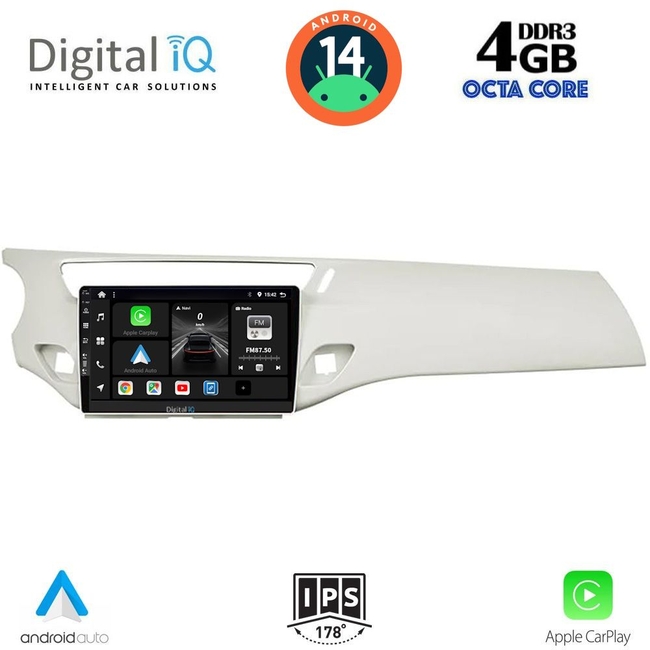 DIGITAL IQ BXF 6092_CPAA (9inc) MULTIMEDIA TABLET for CITROEN C3 - DS3 mod. 2009-2016