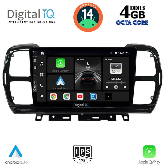 DIGITAL IQ BXF 6088_CPAA (9inc) MULTIMEDIA TABLET for CITROEN C5 AIRCROSS mod. 2017-2021