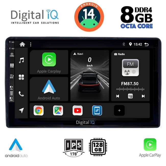 DIGITAL IQ BXF 7081_CPAA (9inc) MULTIMEDIA TABLET for CITROEN – PEUGEOT mod. 2008-2018