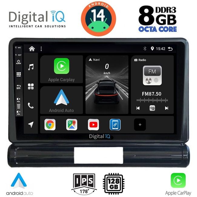 DIGITAL IQ BXF 7093L_CPAA (9inc) MULTIMEDIA TABLET for CITROEN C3 - DS3 mod. 2016&gt; Low Version