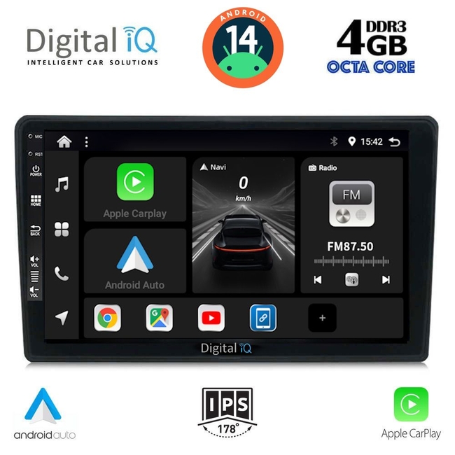 DIGITAL IQ BXF 6086_CPAA (10inc) MULTIMEDIA TABLET for CITROEN C4 - DS4 mod. 2018>