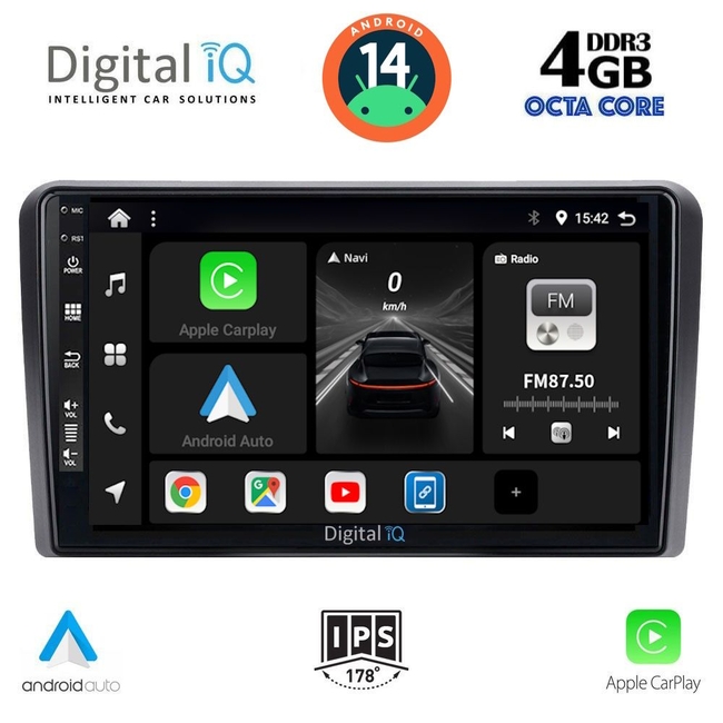 DIGITAL IQ BXF 6087_CPAA (10inc) MULTIMEDIA TABLET for CITROEN C5-DS5 mod. 2007-2017 (with ORIGINAL NAVI)