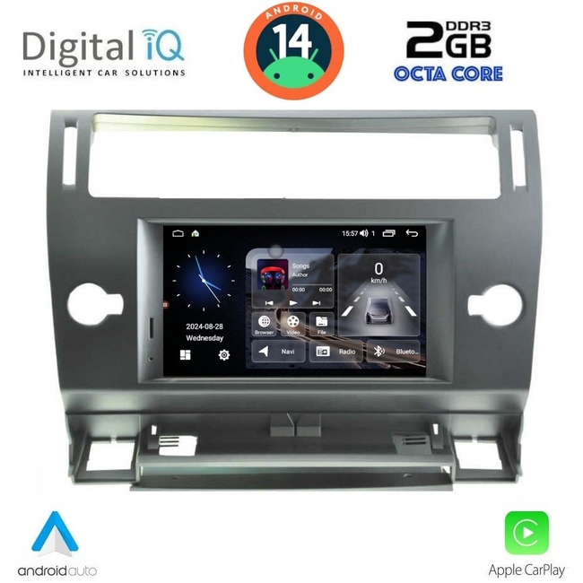 DIGITAL IQ MSF 340_CPA (7” DECK) MULTIMEDIA SYSTEM for CITROEN C4 mod. 2004-2010