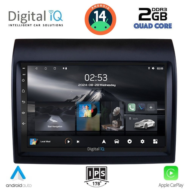 DIGITAL IQ RSB 1141_CPA (9inc) MULTIMEDIA TABLET for FIAT DUCATO – CITROEN JUMPER – PEUGEOT BOXER mod. 2011-2021