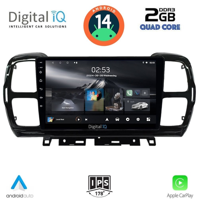 DIGITAL IQ RSB 1088_CPA (9inc) MULTIMEDIA TABLET for CITROEN C5 AIRCROSS mod. 2017-2021