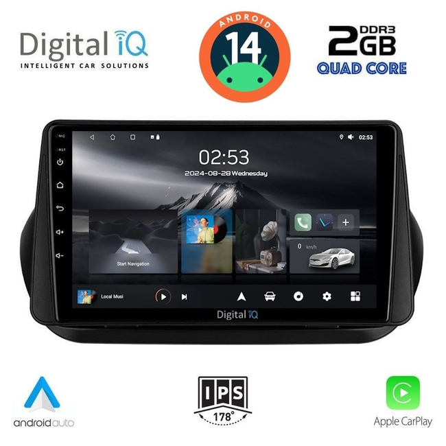 DIGITAL IQ RSB 1142_CPA (9inc) MULTIMEDIA TABLET for CITROEN – FIAT – PEUGEOT mod. 2008-2018