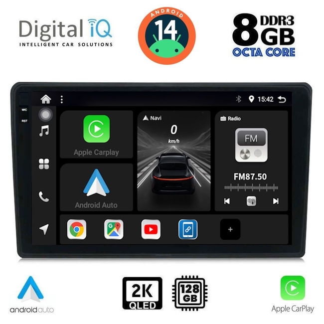 DIGITAL IQ BXF 8086_CPAA (10inc) MULTIMEDIA TABLET for CITROEN C4 - DS4 mod. 2018&gt;