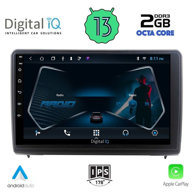 DIGITAL IQ RTC 5151_CPA (10inc) MULTIMEDIA TABLET for FORD ECOSPORT  mod. 2018&gt;