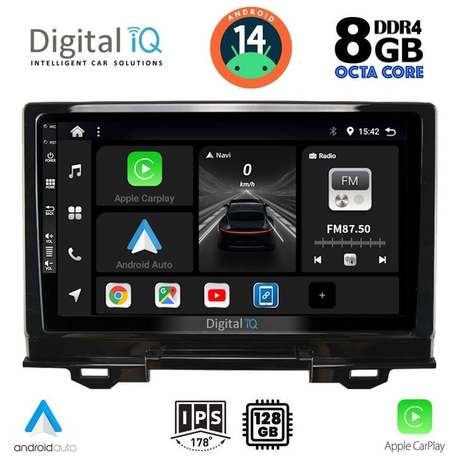 DIGITAL IQ BXF 7202_CPAA (9inc) MULTIMEDIA TABLET for HONDA HRV mod. 2021&gt;