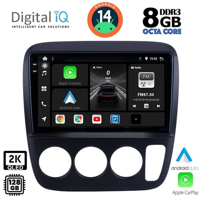 DIGITAL IQ BXF 8196_CPAA A/C (9inc) MULTIMEDIA TABLET for HONDA CRV mod. 1996-2006